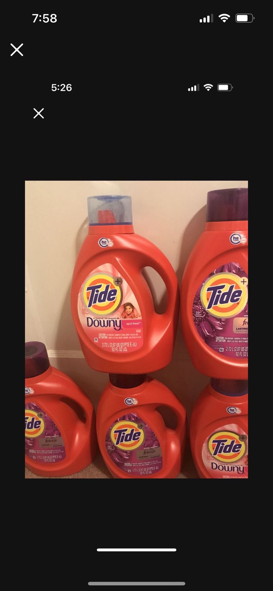 Tide Detergent $11 Each