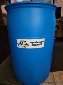 Augason Farms Blue 55-Gallon Water Storage Barrel