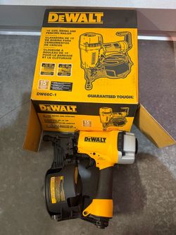 DEWALT DW66C-1 15 Degree Coil Siding and Fencing Nailer