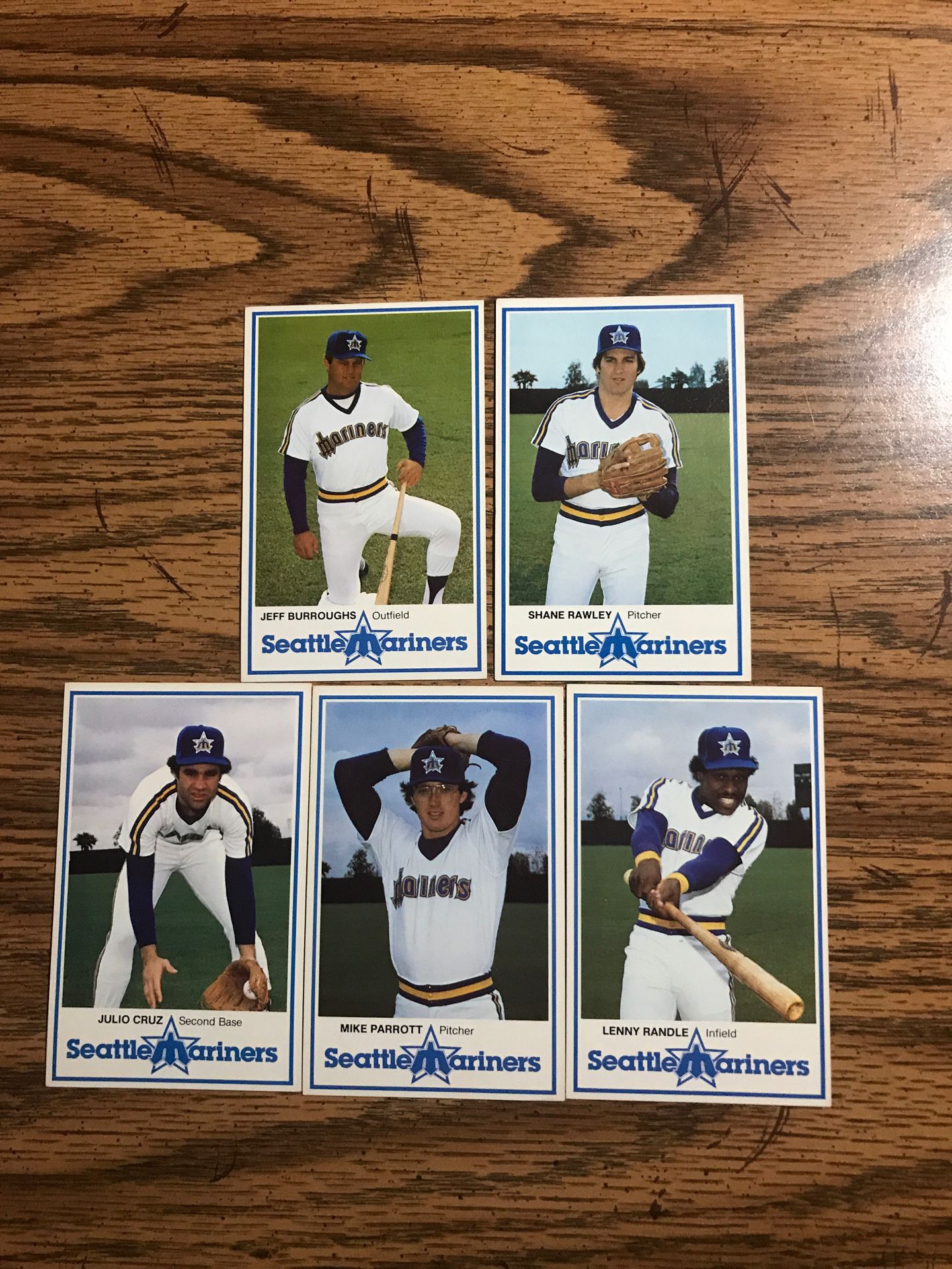 1981 Seattle Mariners Police Trading Cards