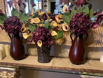 Hermoso Set De 3 Arreglos Florales