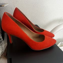 INC Orange Heels