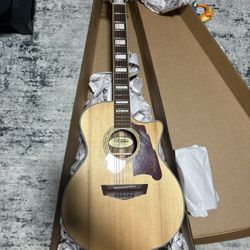 Dangelico 12 String Acoustic Electric Guitar 