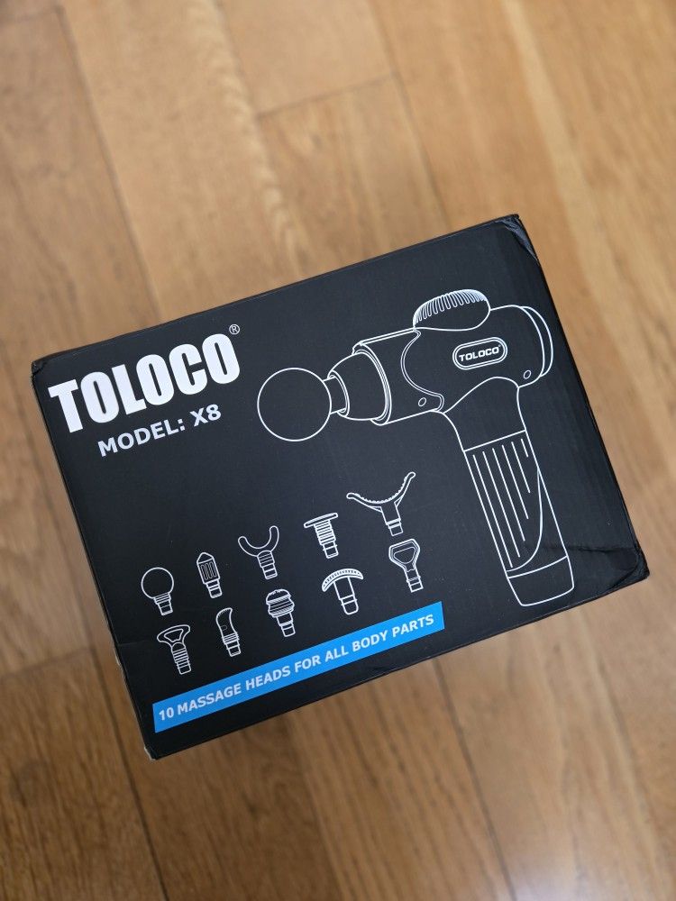 Brand NEW Never Used Toloco Massage Gun X8