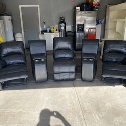 Leather Theater Sofa