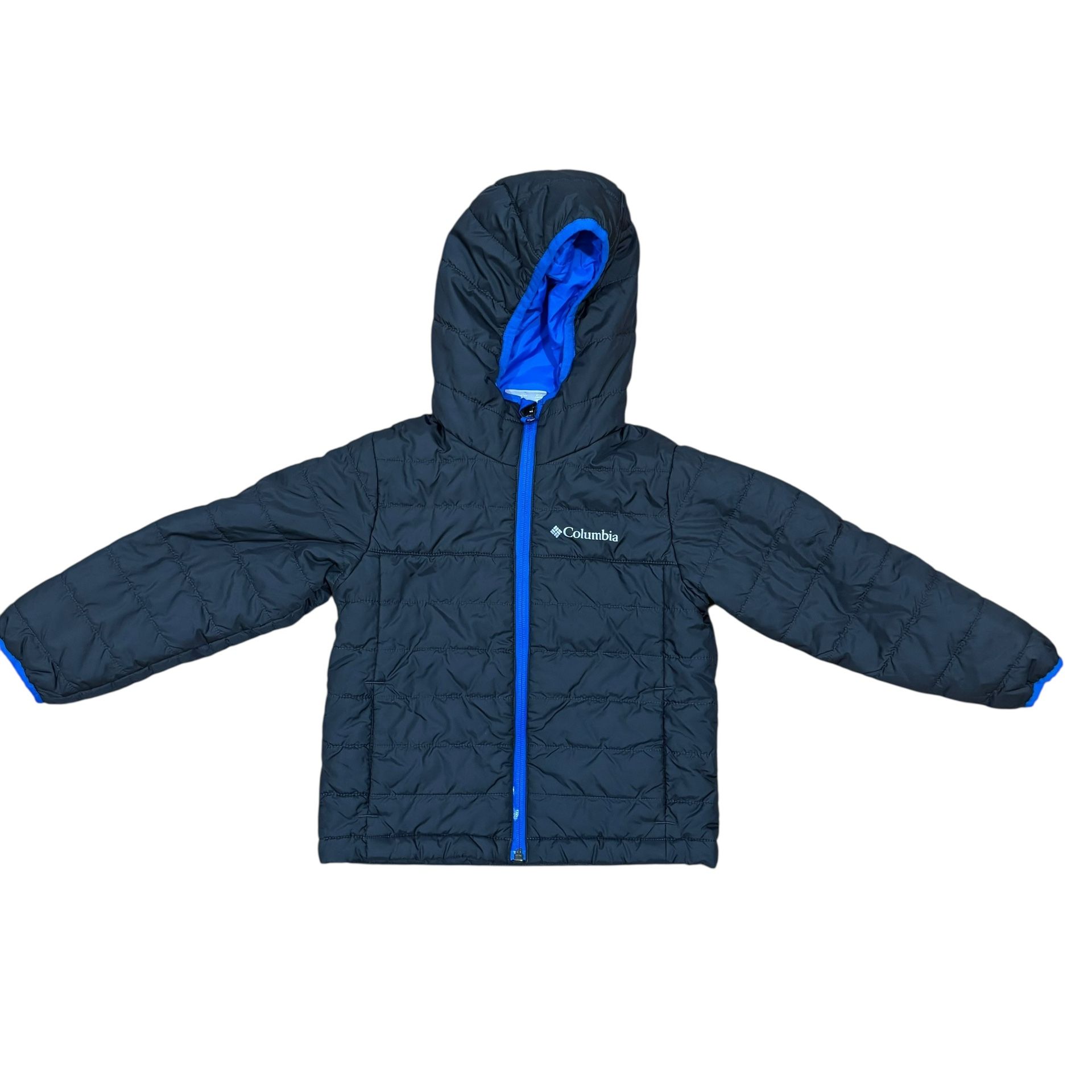 Columbia Sportswear kids XXS 4/5 Puffer Jacket Hooded Full Zip