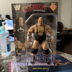 WWE Coliseum Collection Ultimate King Kong Bundy Brand New Never Opened Rare Chase Version Wrestling Figures Wrestling Toys 