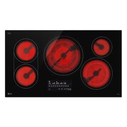 LG 5-Burner Electric Ceramic Cooktop New