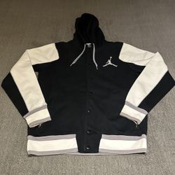 Air Jordan Varsity Styled Hoodie Jacket Size M 
