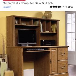 Orchard computer Desk And Hutch New