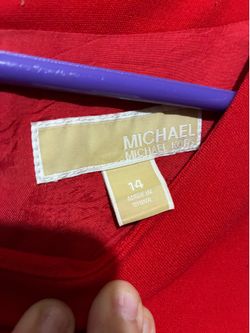 Red Michael Kors dress size 14