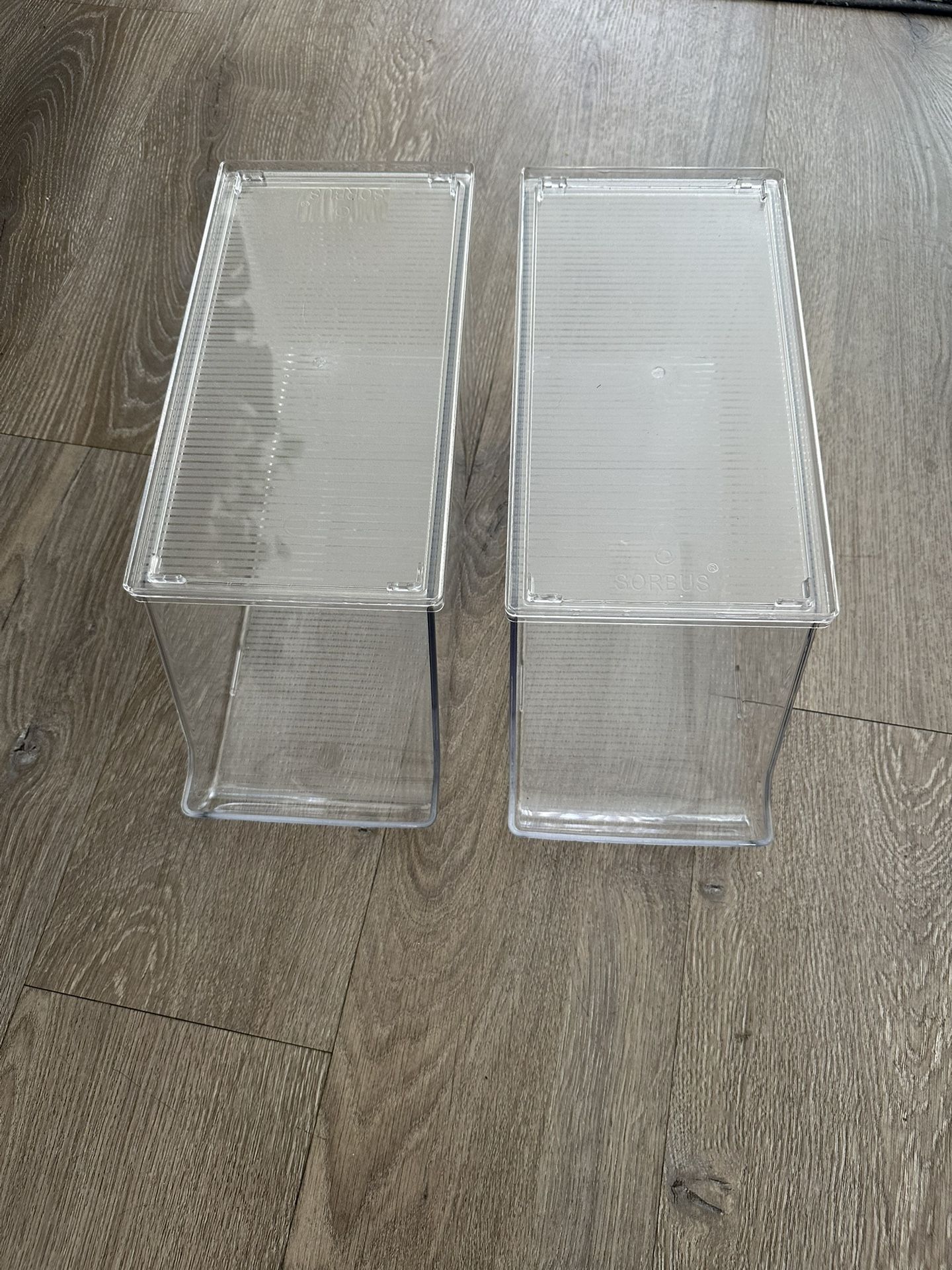 Set of 2 Stackable Can Organizers