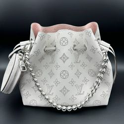 Louis Vuitton Bella Bucket Bag M57536 Brume Gray/Pink SOLD OUT like NEW