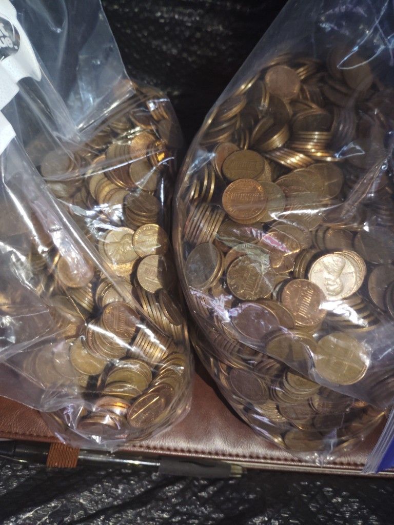 Lot Of 95 Percent copper U.S CENTS