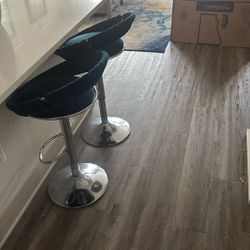 Blue Bar Stools