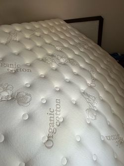 King size 100% organic cotton mattress