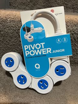 Quirky Pivot Power Junior Flexible Power Strip