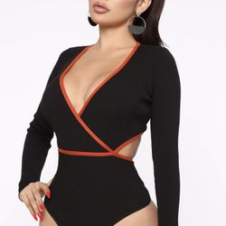 Fashion Nova Black Bodysuit