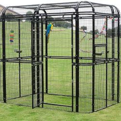 Parrot Cages for Large Birds Outdoor Extra Large Bird Cage with Bird Cage and Perch, Macaws Canaries