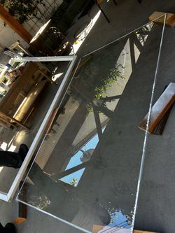Sliding door glass (single)
