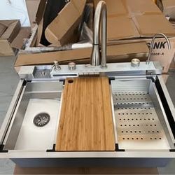 Multifunctional kitchen sink 33*22