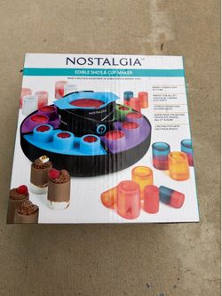 Nostalgia Edible Shot & Cup Maker Dessert Jello Chocolate Candy Maker New