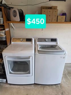 LG Washer And Electric Dryer