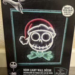 Nightmare Before Christmas Neon Wall Light