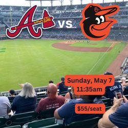 Braves/Orioles on Sunday Morning