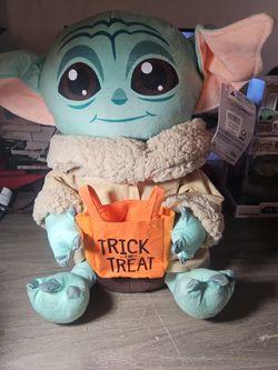 17 inch grogu Halloween plush