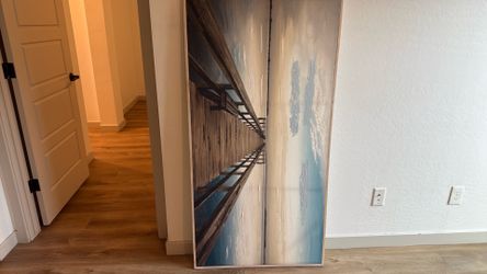 Board walk painting