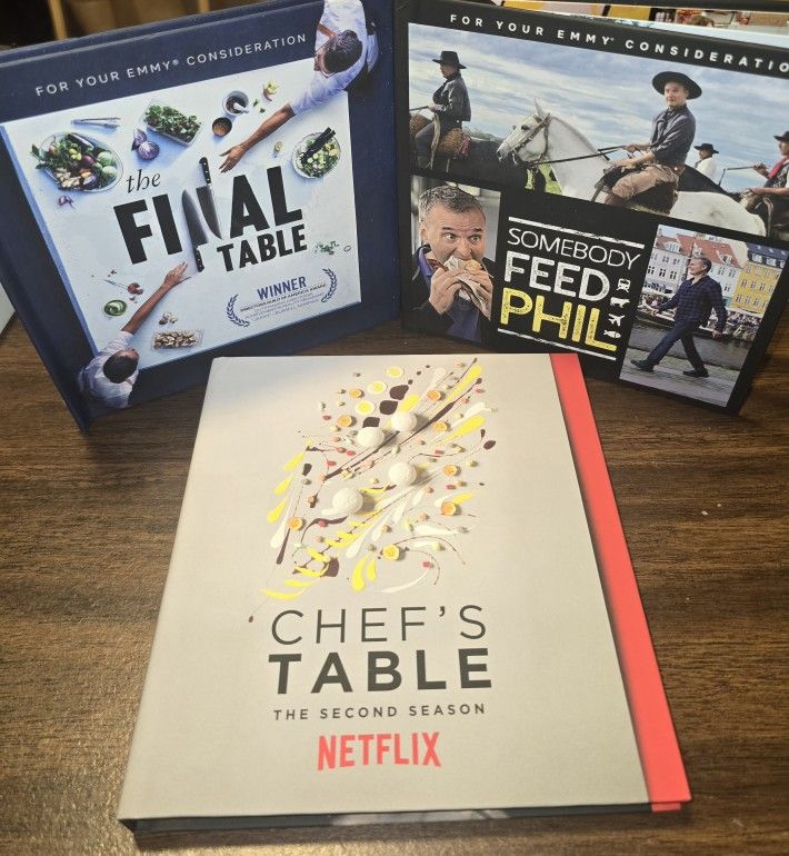 DVD LOT: Netflix FYC Chef's Table Second Season + Somebody Feed Phil + Final