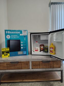Mini Fridge - HISENSE - BLACK - 1.6 - Lehi