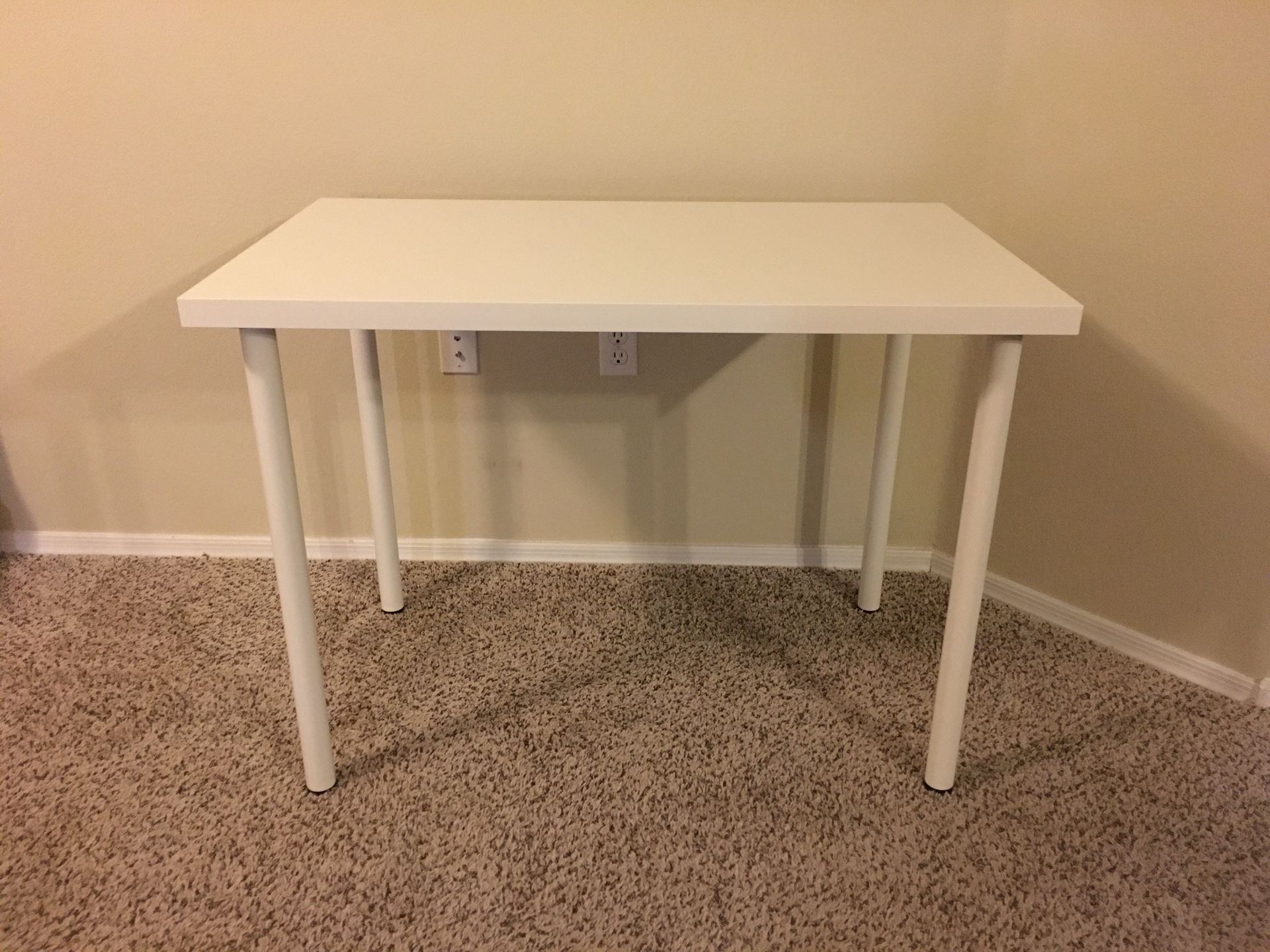 IKEA LINNMON / ADILS Table, Desk, white, 39 3/8x23 5/8 "