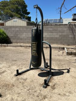 Punching bag with stand