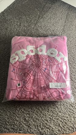Pink spider hoodie