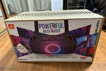 JBL PartyBox On-The-Go - Portable Party Speaker with Built-in Lights and Wireless mic (Brand New sealed)