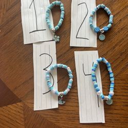 Blue Colored Singular Bracelets