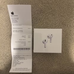 Brand new Airpods with receipt