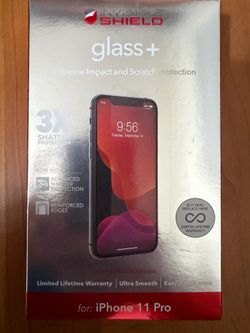Zag InvisibleShield Glass + Screen Protector for IPhone 11 Pro