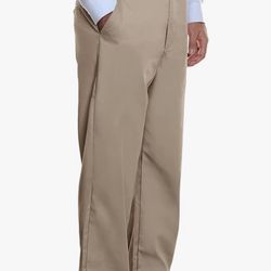 Pembrook Mens Elastic Waist Pants for with Zipper and Button - Relax Fit Elastic Waist Pants for Men SIZES AVAILABLE: XL, MEDIUM