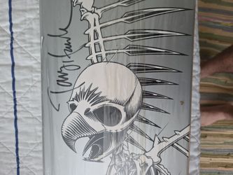 Tony Hawk signed skateboard