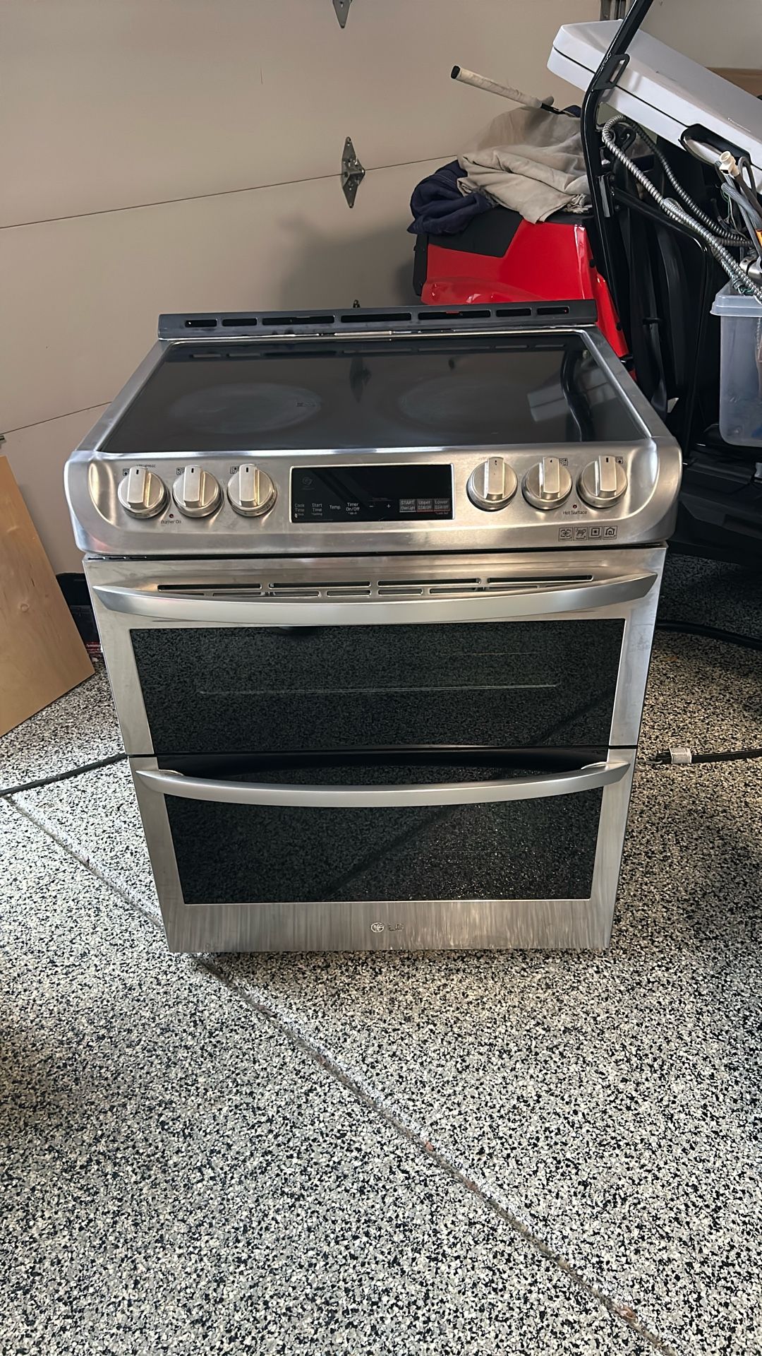 LG Electric Oven + LG Fridge