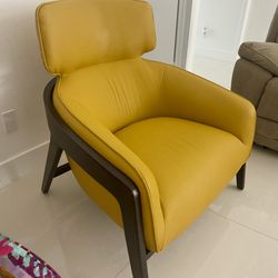 Modern Mustard Yellow Accent Chair – Dorado Furniture