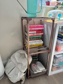 Wood shelving