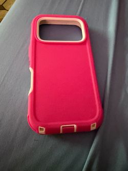 Pink Rugged Phone Case iPhone 17 Pro
