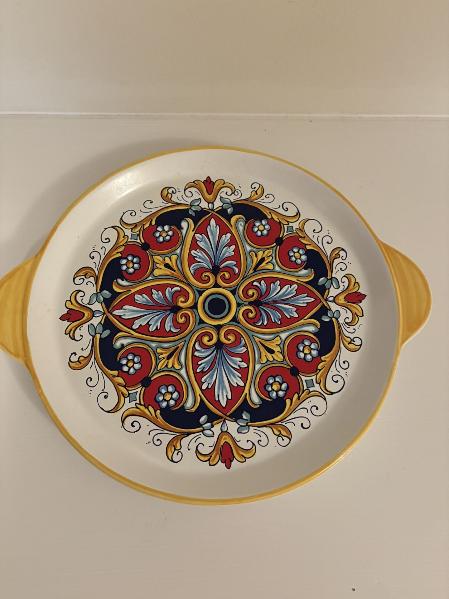 Nova Deruta Italian Pottery - server plate