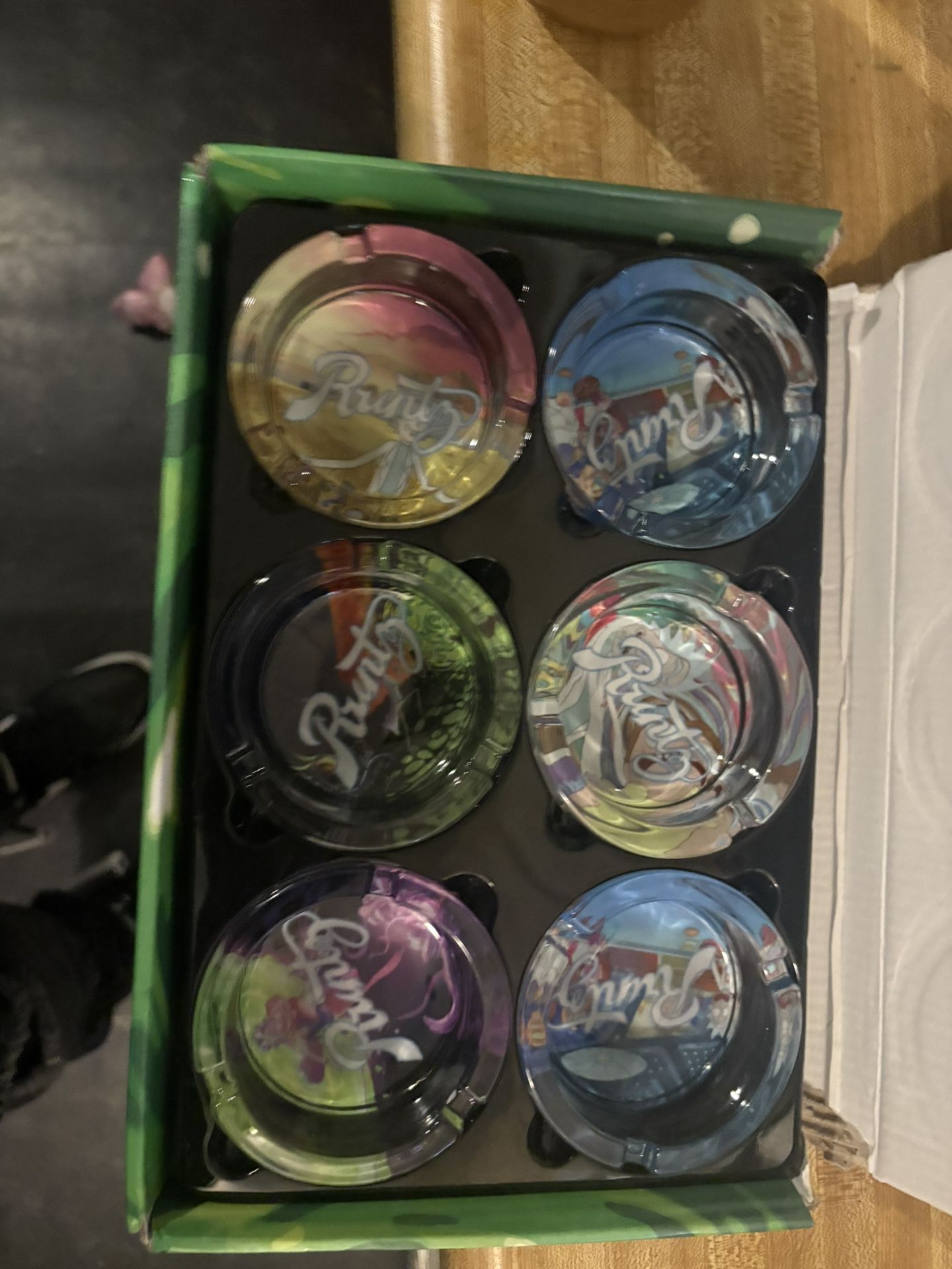 Brand New 6 Pack Case Of Runts Ashtrays New