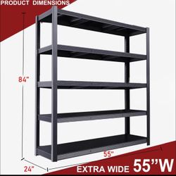 $150 firm!!! New 84”x55”x24” Black Metal Rack