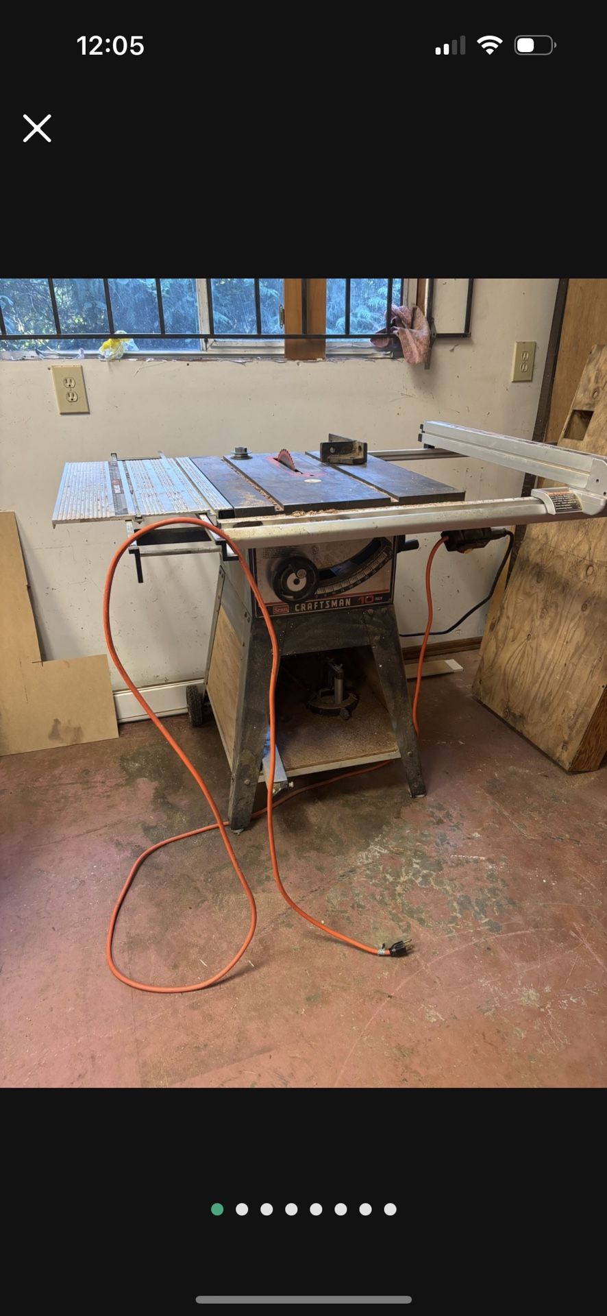 LOW PRICE MOVING- LARGE CRAFTSMEN TABLE SAW